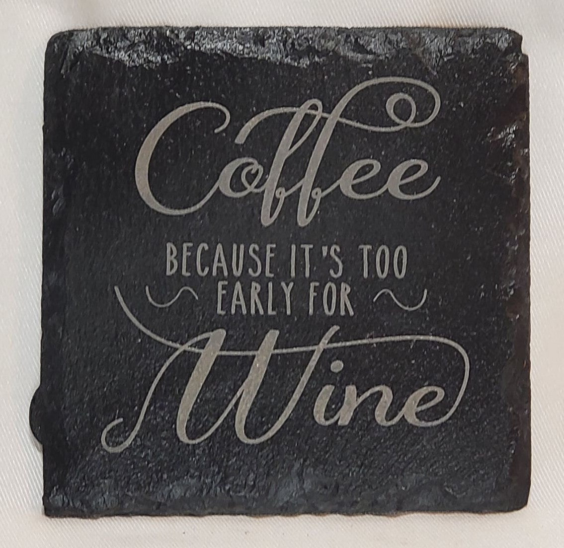 Slate Coasters Custom Laser Engraved