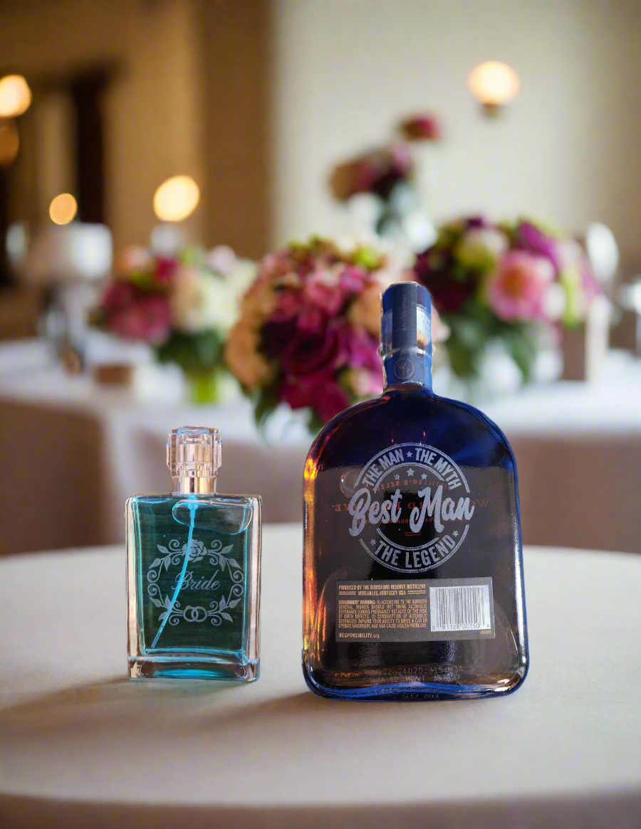 Engraved Glass Bottles