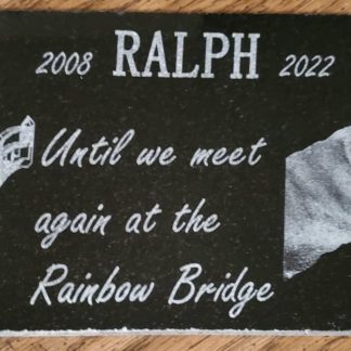 Granite Pet Memorial โ Personalized