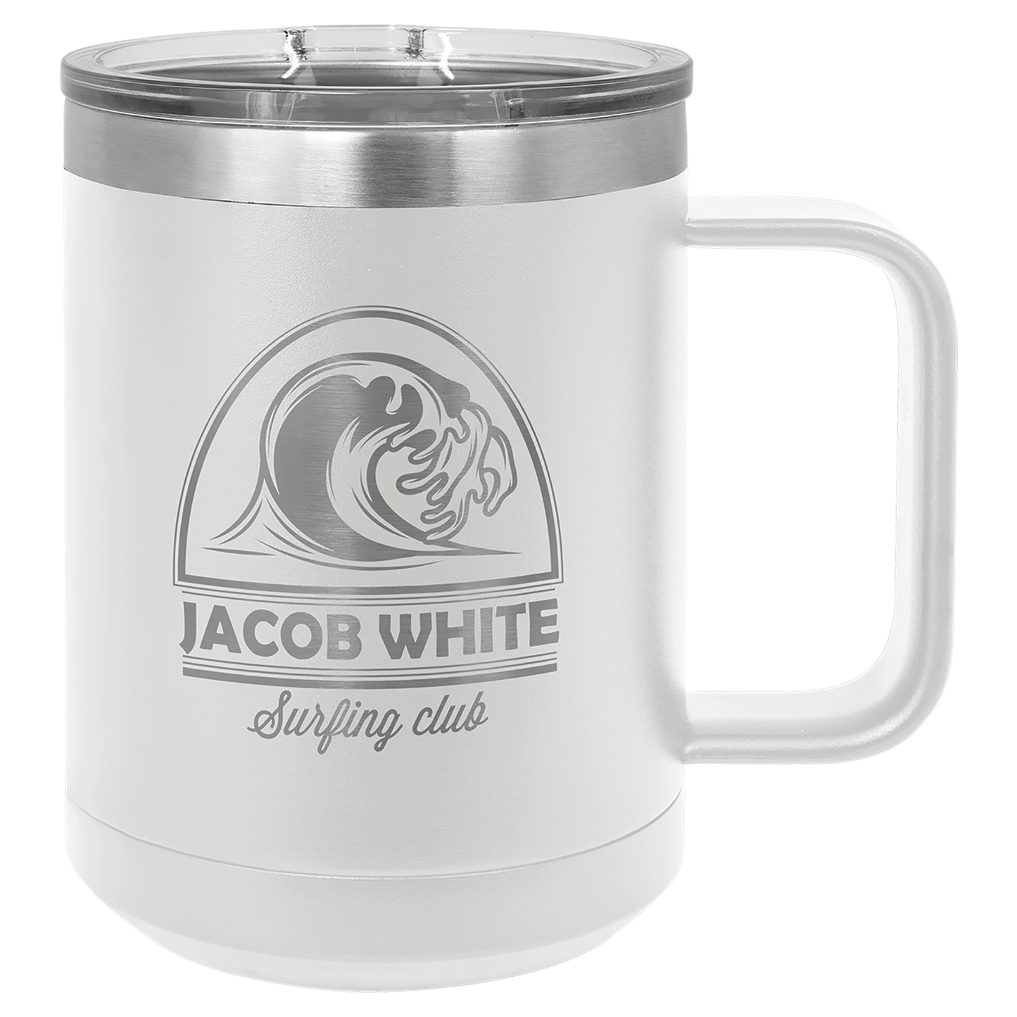 Personalized Stainless Steel Travel Mug β 15oz 20 oz 40 oz