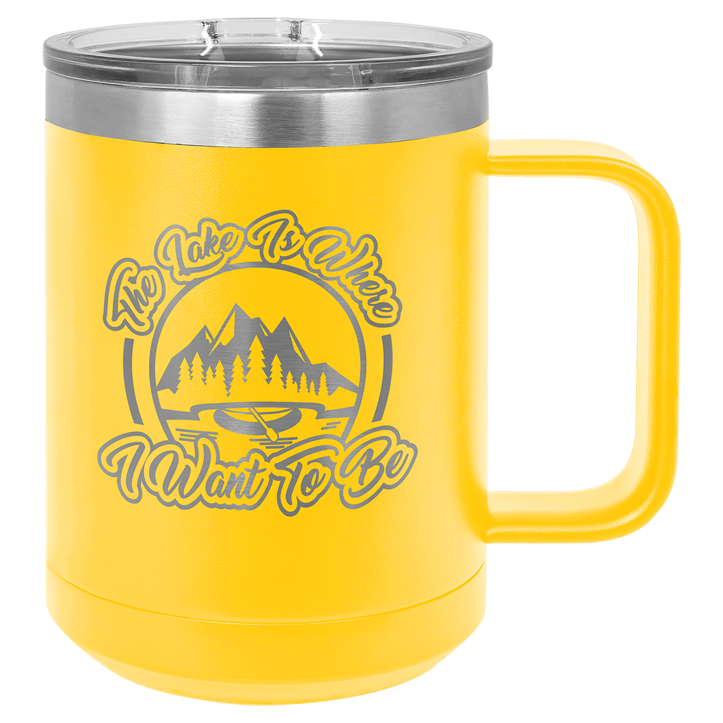 Personalized Stainless Steel Travel Mug β 15oz 20 oz 40 oz