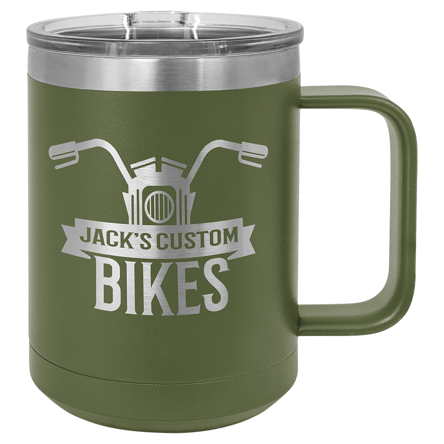 Personalized Stainless Steel Travel Mug β 15oz 20 oz 40 oz