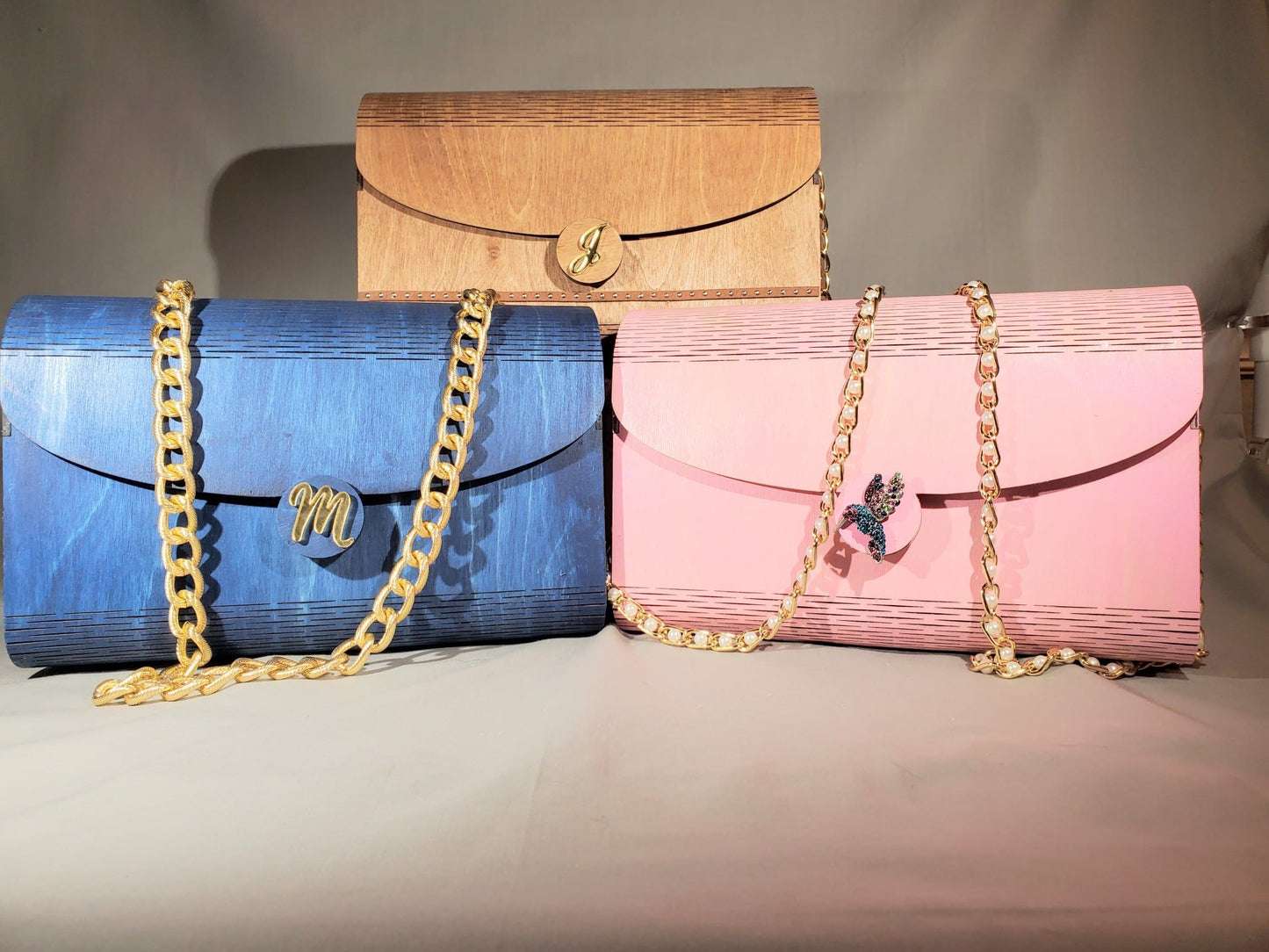 Elegant Wooden Purse