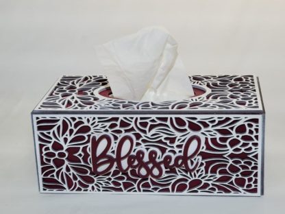 Tissue Box Cover-Wooden-Custom Laser-Engraved