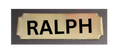 Personalized Pet Memorial Brass Name Plate