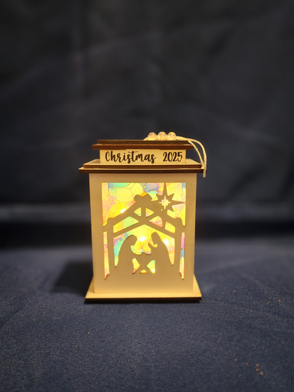 Lighted Personalized Ornaments – Family Tree & Nativity Styles