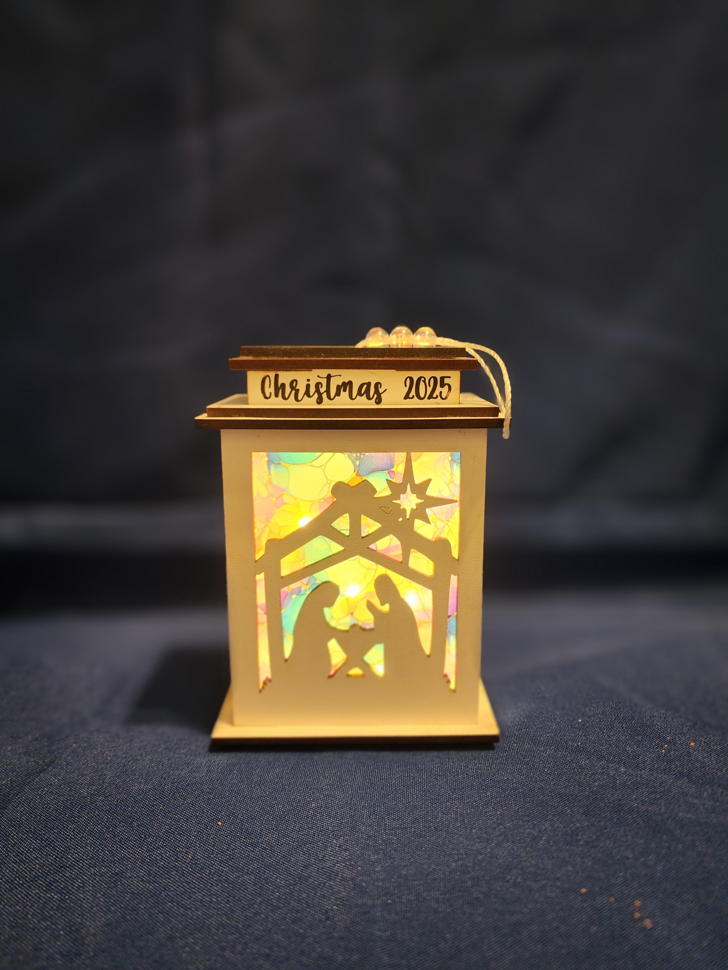Lighted Personalized Ornaments – Family Tree & Nativity Styles