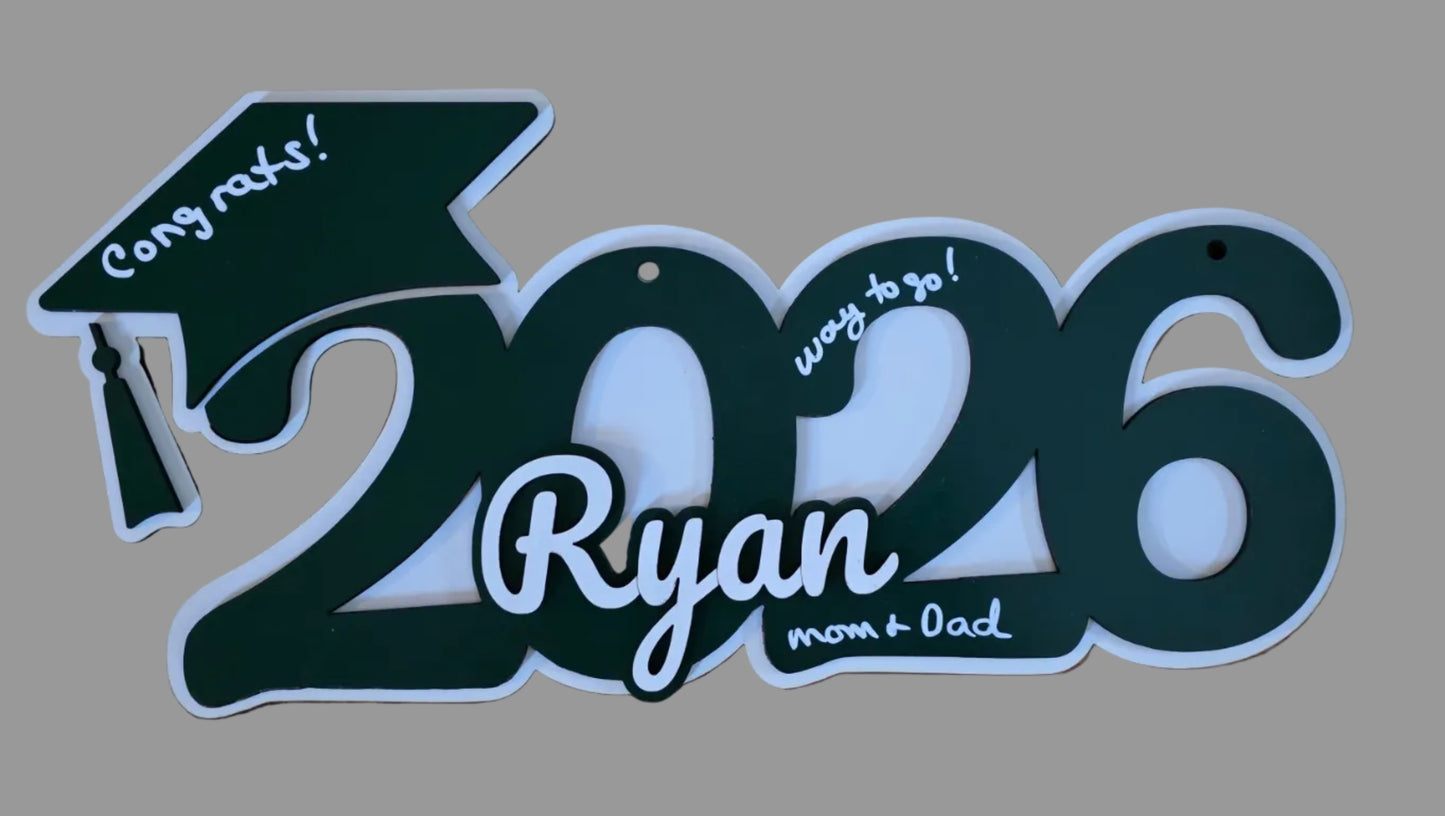 Graduation Signature Sign