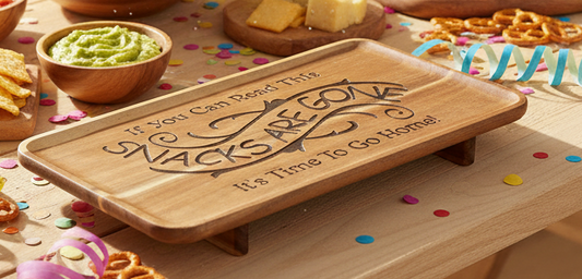 If You Can Read This, Snacks Are Gone, Time to Go Home! Serving Tray
