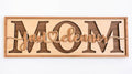 Mom and kids sign