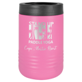 Custom laser-engraved stainless steel beverage holder – double-wall vacuum insulated can cooler personalized gift for standard and slim cans