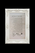 Waiting at the Door Pet Memorial Plaque