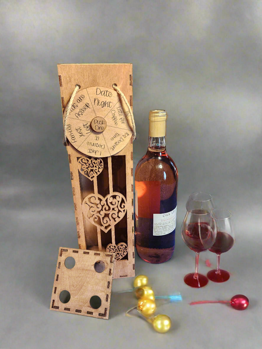 To Wine Or Not To Wine Spinner Wine Gift Box