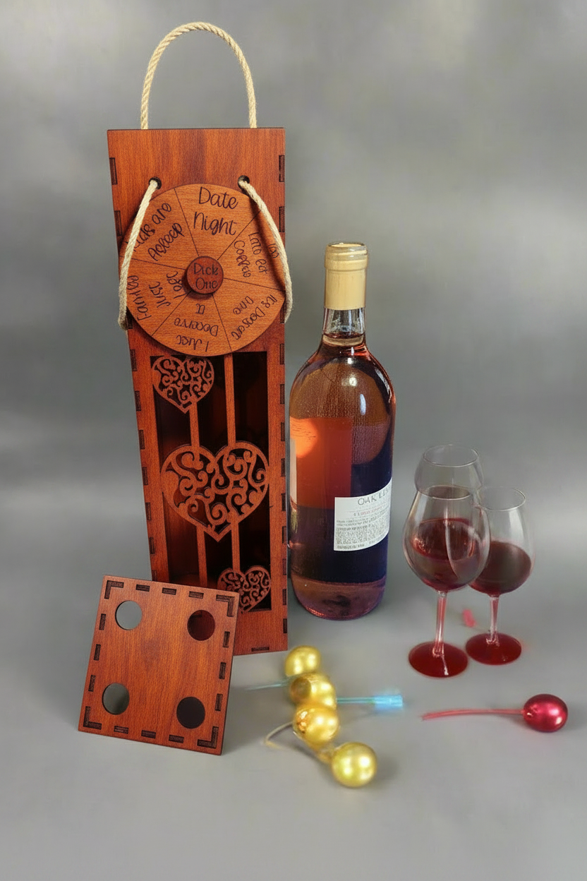 To Wine Or Not To Wine Spinner Wine Gift Box