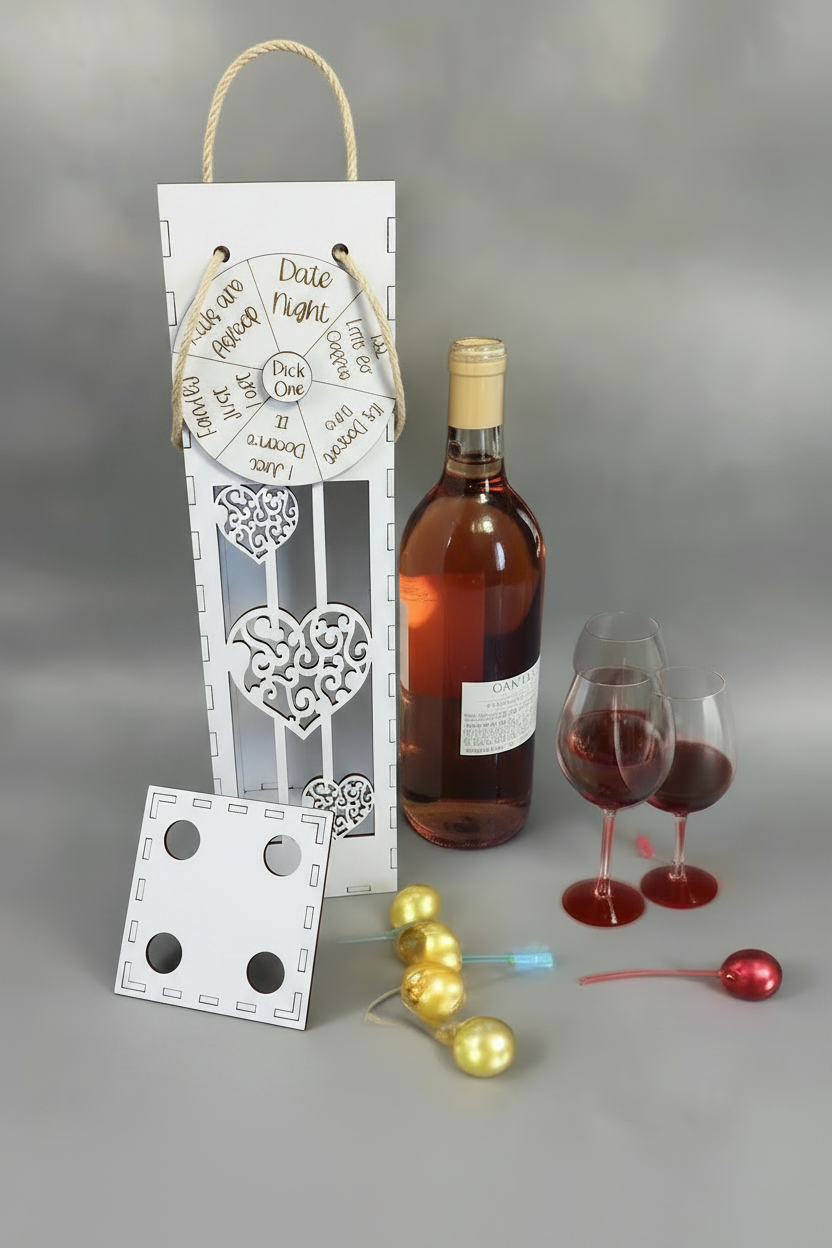 To Wine Or Not To Wine Spinner Wine Gift Box