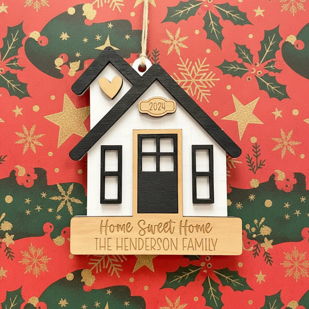 Home Sweet Home Christmas Ornament